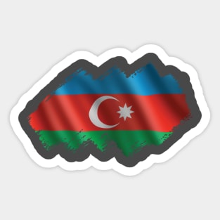 Flag of Azerbaijan Sticker